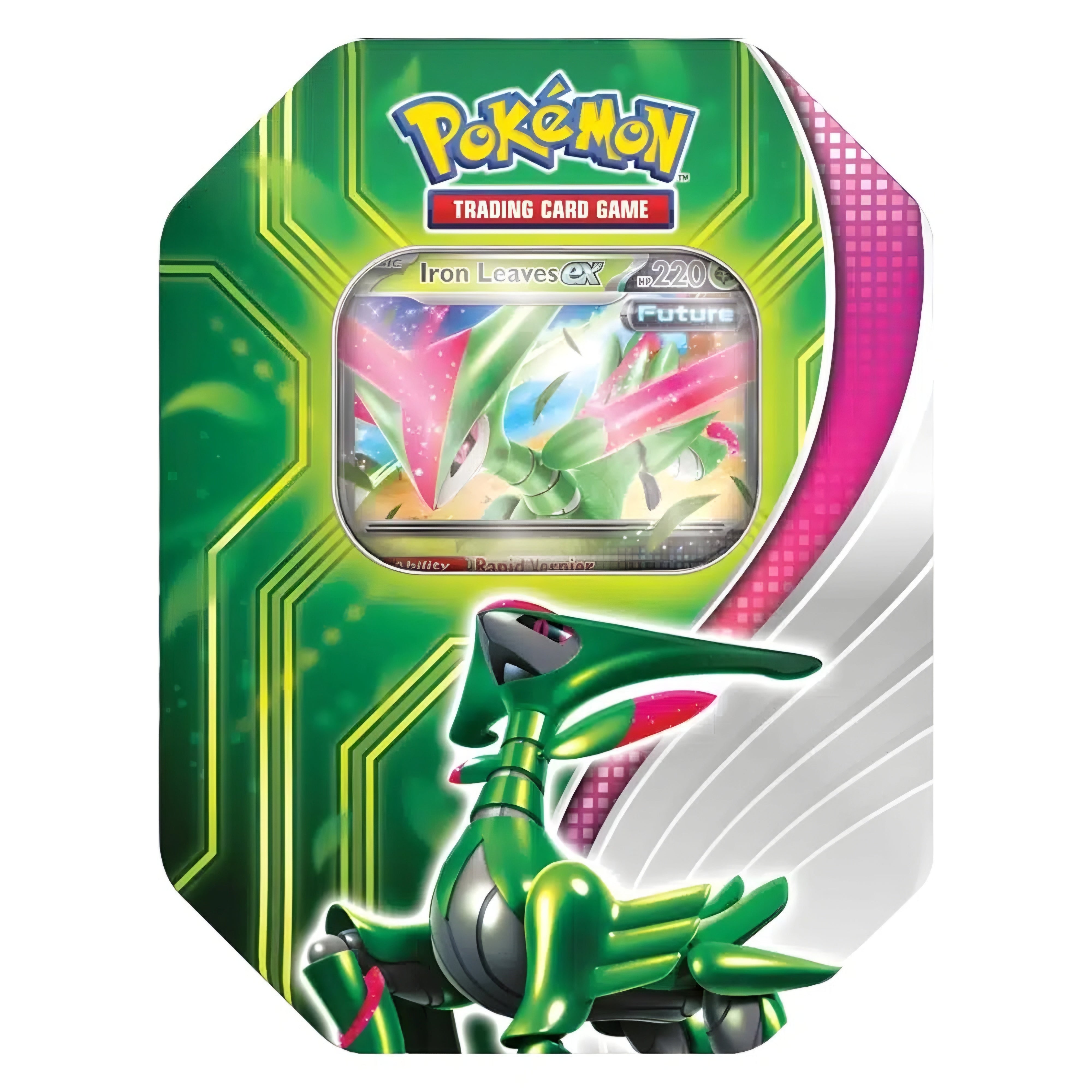 Pokémon Paradox Clash Tin Iron Leaves EX