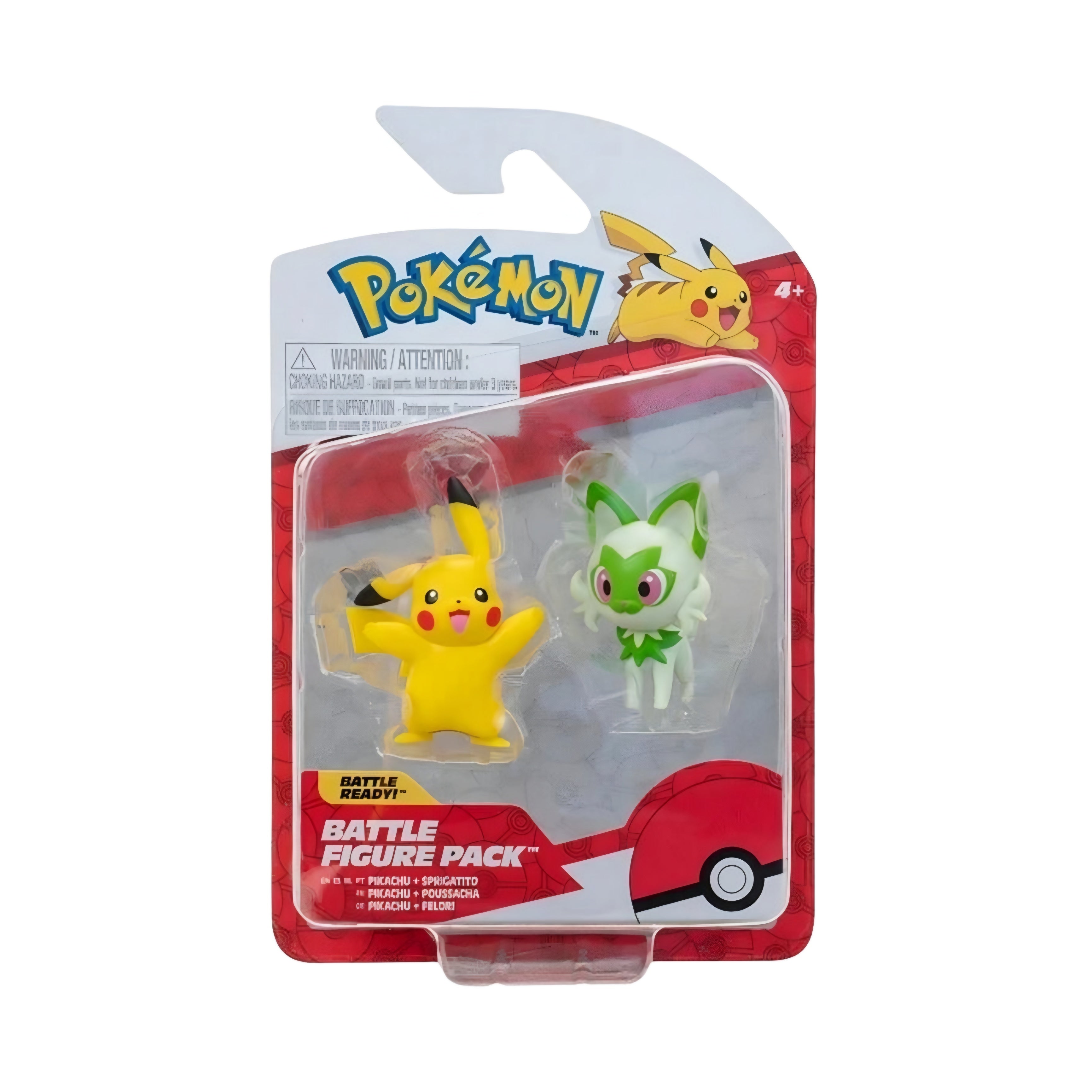Pokémon Battle Figure Set Pikachu + Sprigatito