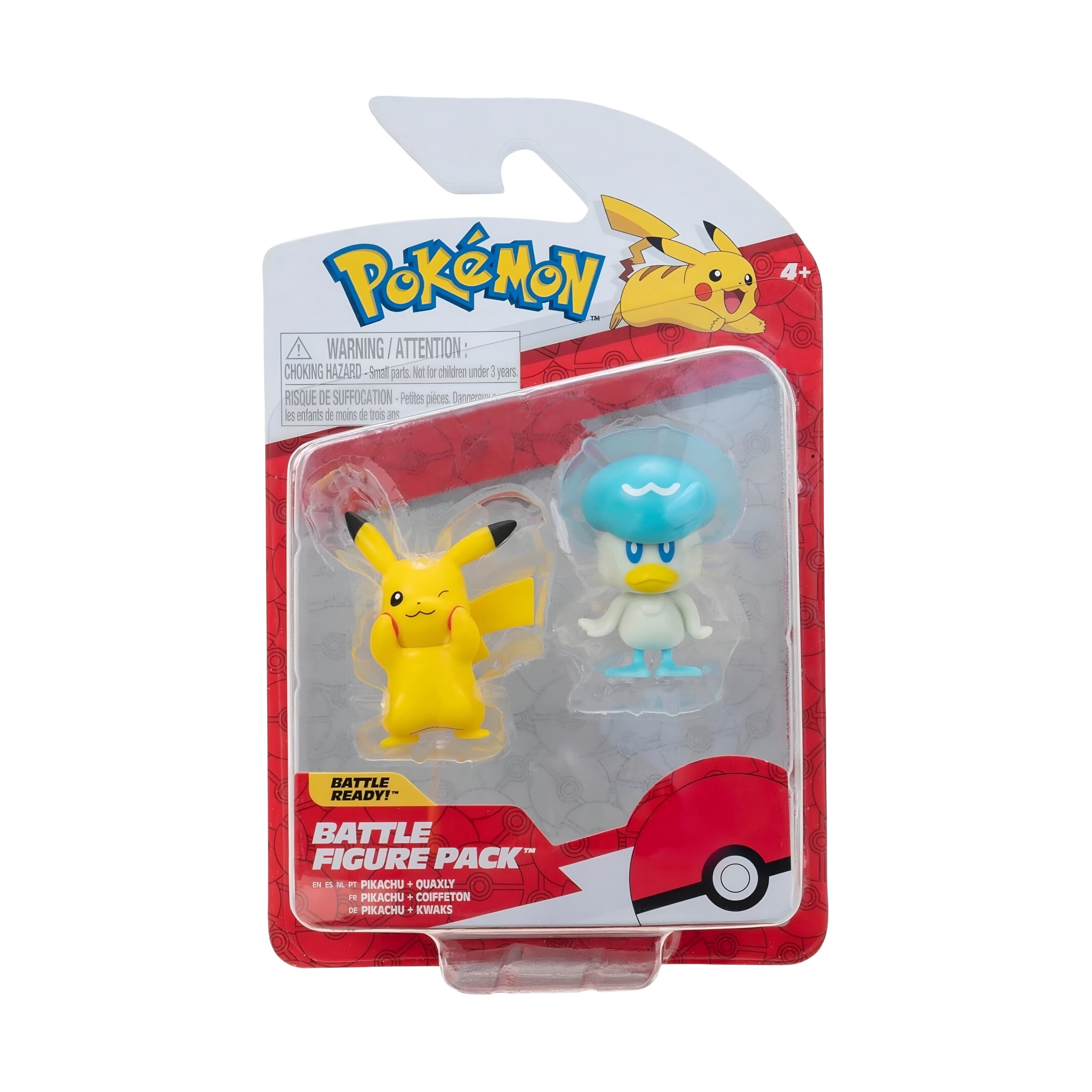 Pokémon Battle Figure Set Pikachu + Quaxly