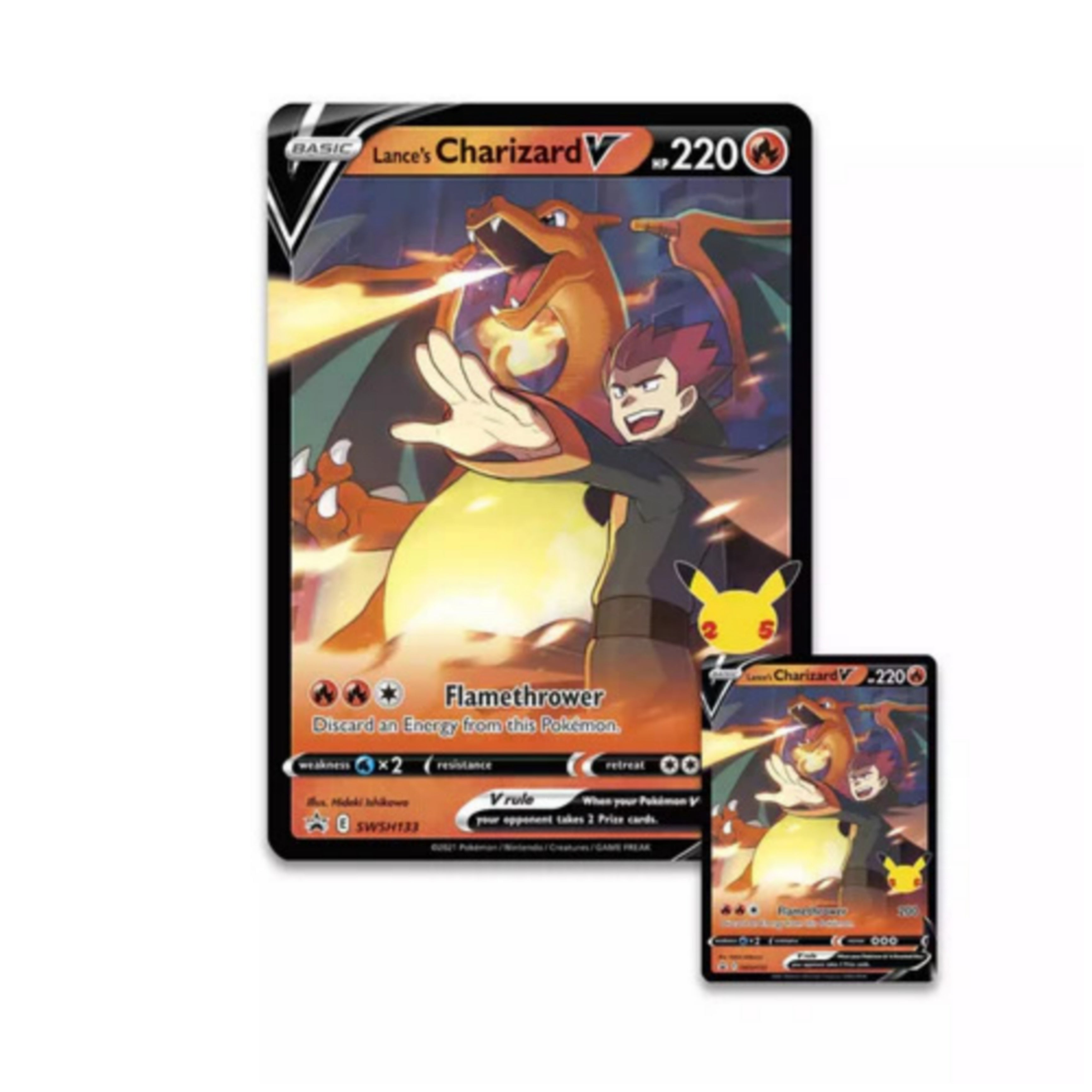 Pokémon Celebrations Lance's Charizard V Big Tin