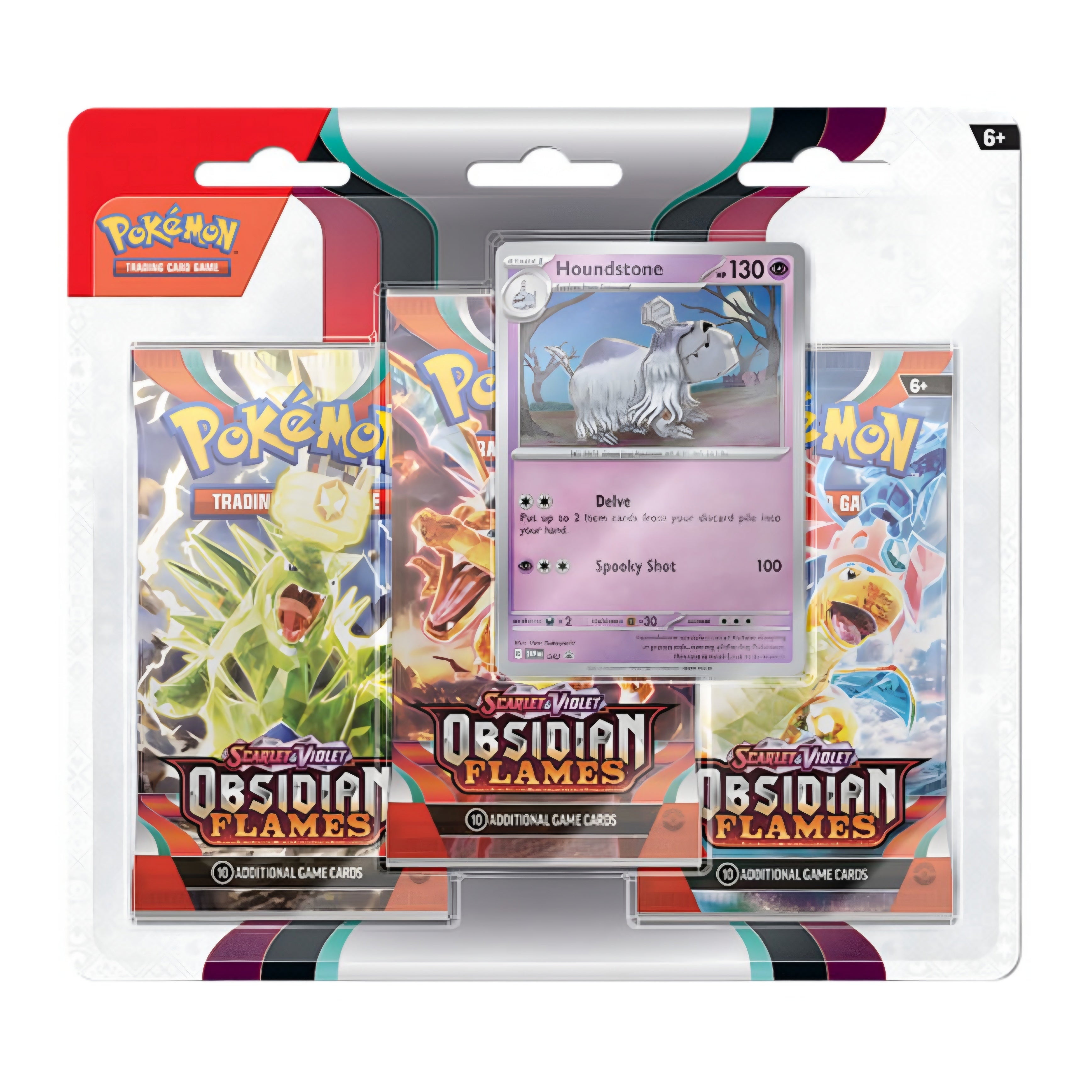 Pokémon Obsidian Flames 3-Pack Blister Houndstone