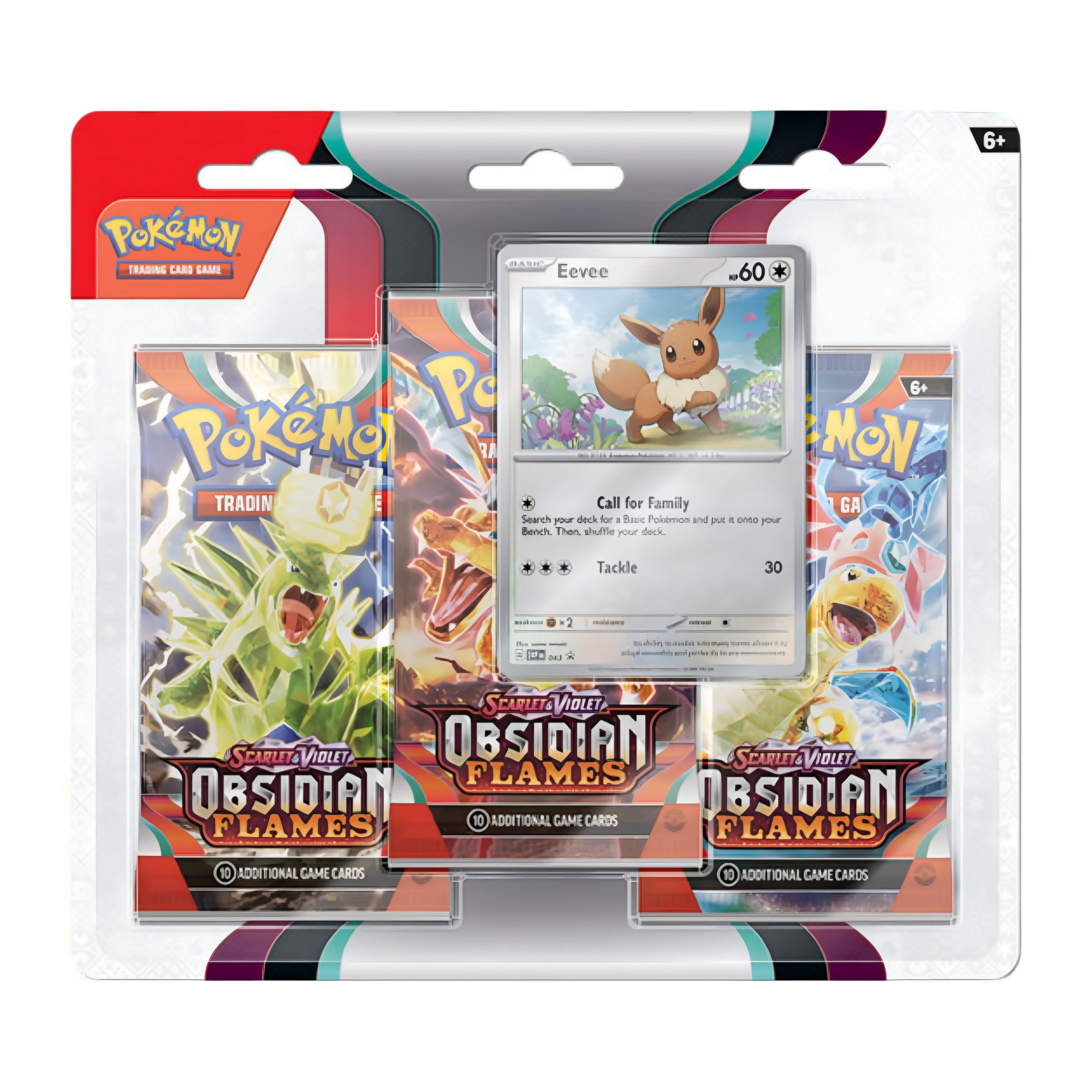 Pokémon Obsidian Flames 3-Pack Blister Eevee
