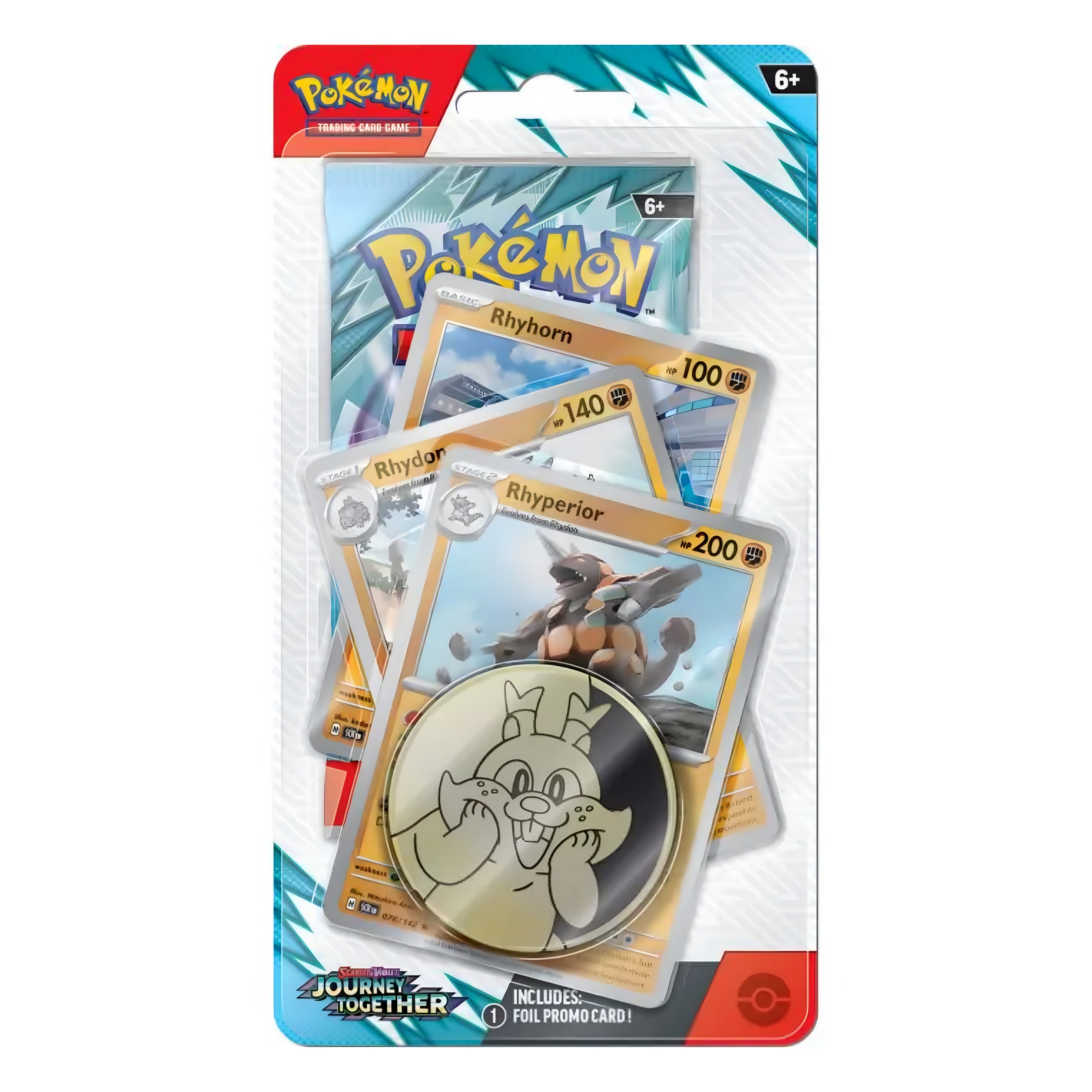 Pokémon Journey Together Premium Checklane Blister Rhyperior