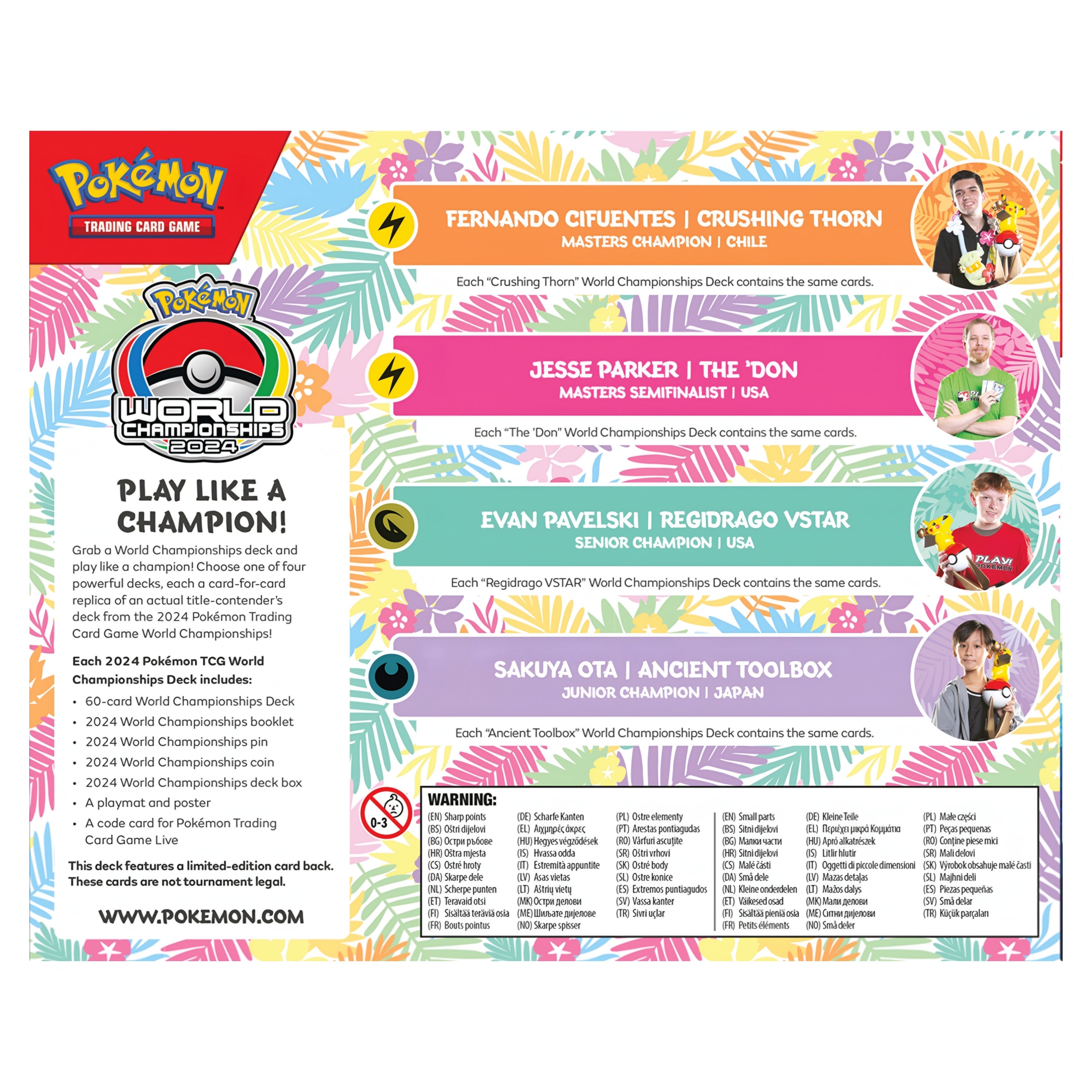 Pokémon 2024 World Championship Deck Jesse Parker